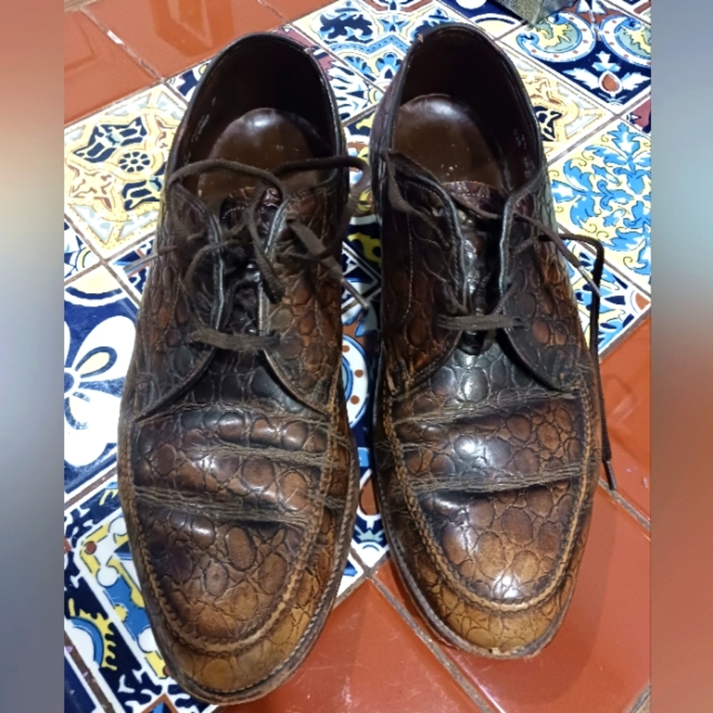 Vintage Foot-So-Port Men's Leather Dress Shoes